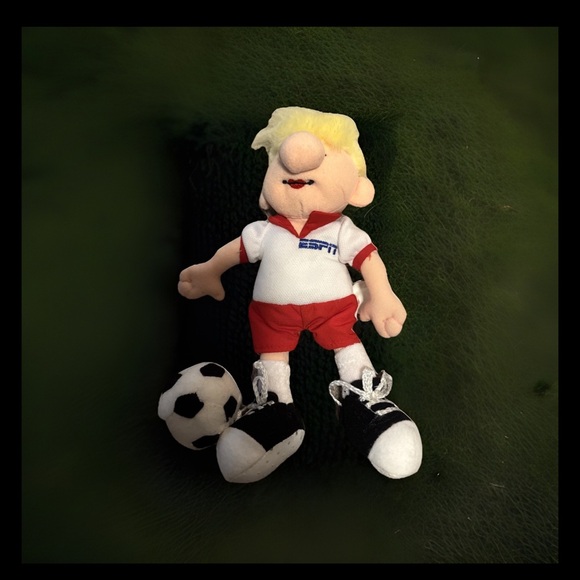 ESPN Other - ESPN Soccer Girl Bean Bag Plush